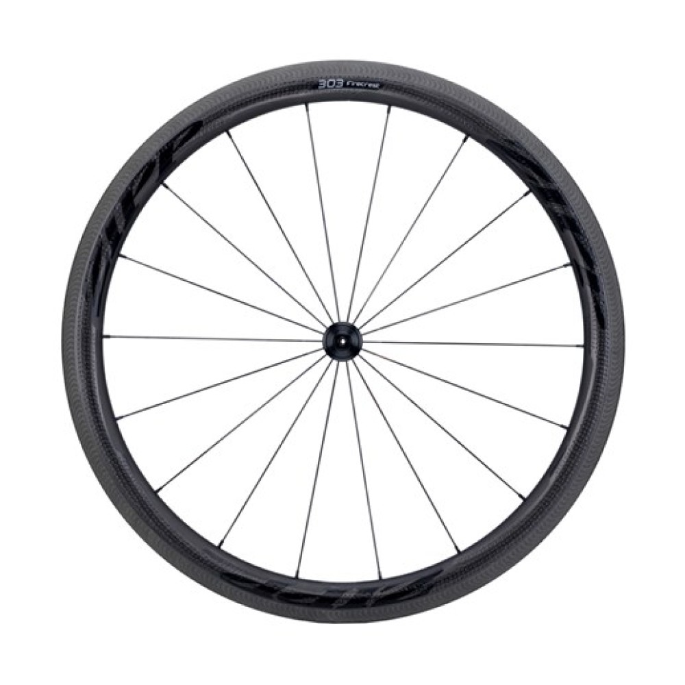 ***303 CARBON TUBULAR FRONT WHEEL BLACK DECALS