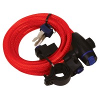 OXFORD 6\' SELF COIL KEY LOCK RED OF249