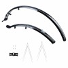OXFORD 700C HYBRID DELUXE MUDGUARD - BLACK MG38