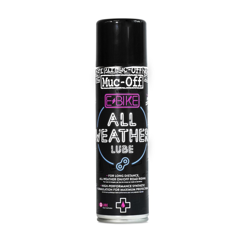 MUC-OFF *E-BIKE* ALL WEATHER CHAIN LUBE 250ml (20283)