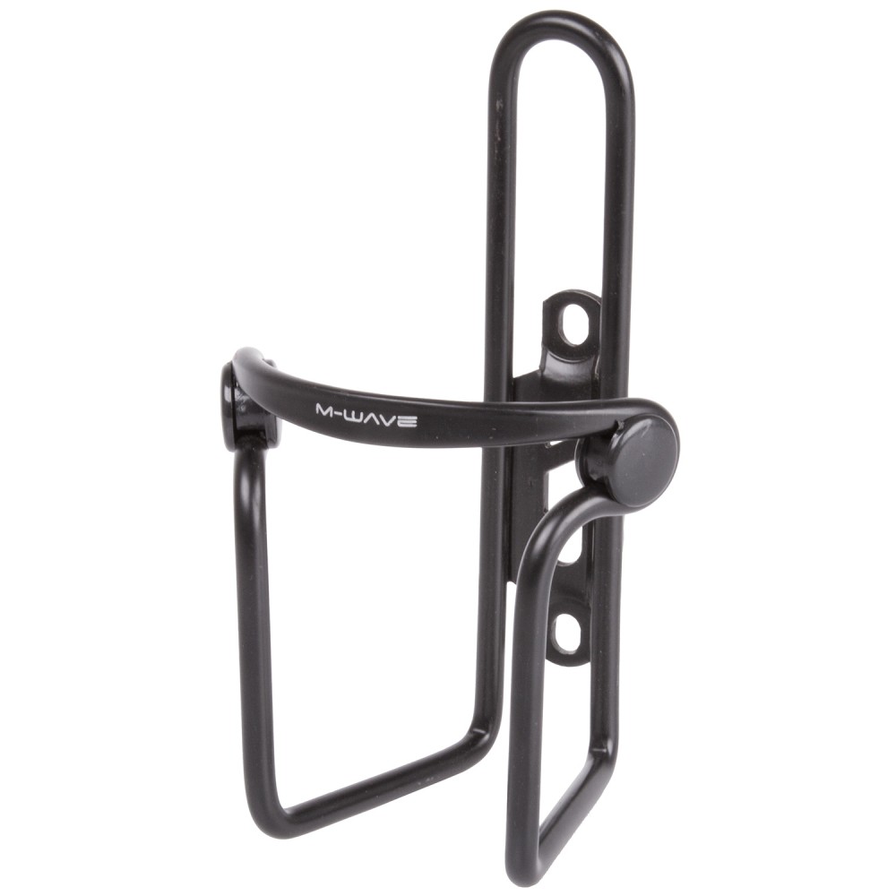 M-WAVE ALLOY BUTTON BOTTLE CAGE - BLK