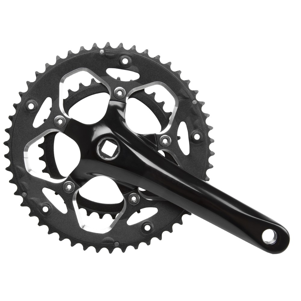 34/50T 172.5mm 10-Spd SQ TAPER CHAINSET - ALLOY BLACK