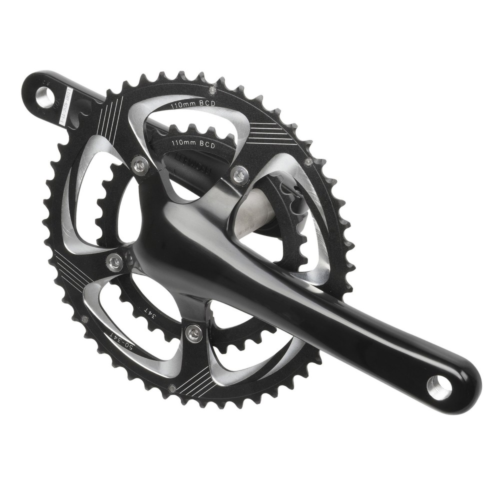 34/50T 172.5mm 11-Spd CHAINSET - BLACK