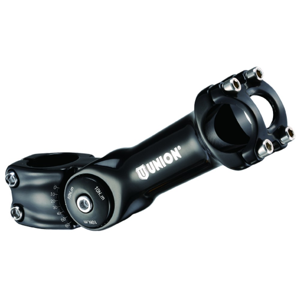 HANDLEBAR STEM UNION AH-12 ADJ A/HEAD 25.4 - 130mm  BLK