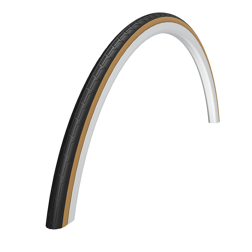 OXFORD 27 x 1 1/4 ZIG ZAG TYRE - AMBERWALL