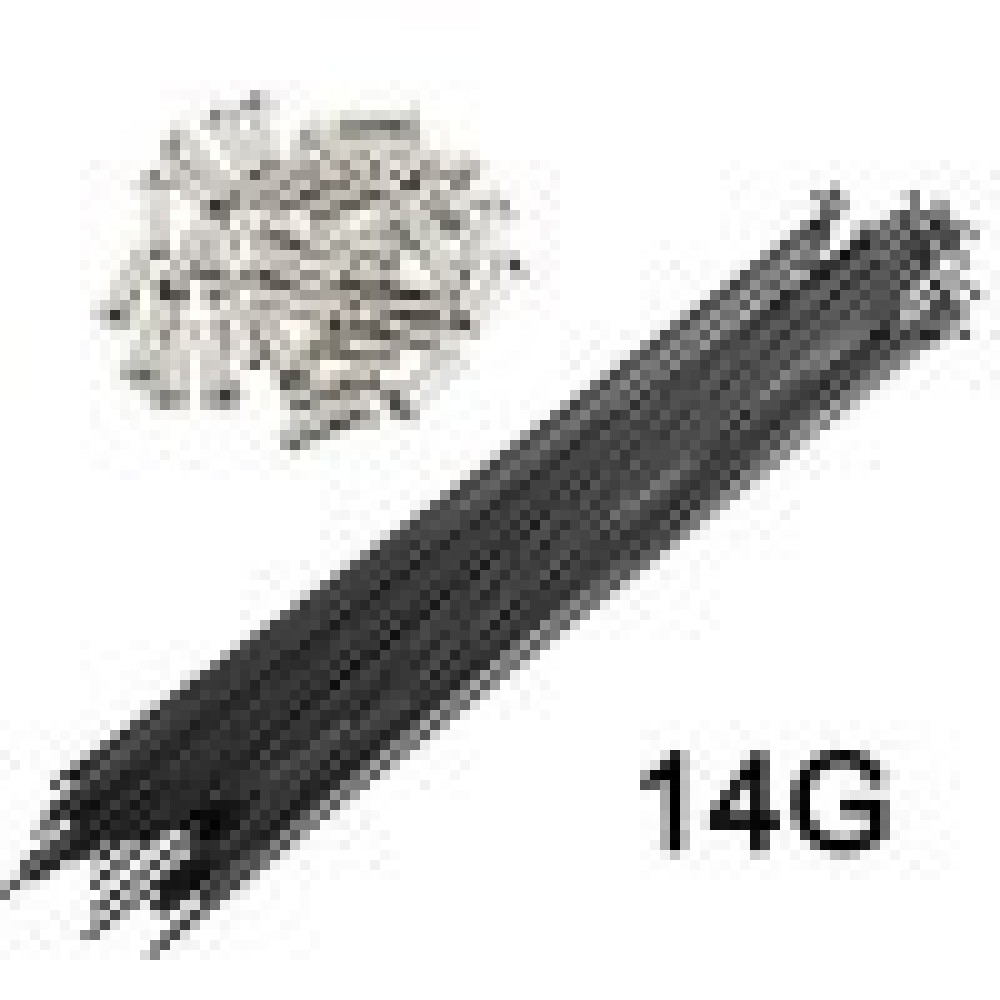 14G SPOKES 260mm - BLK - PK of 50