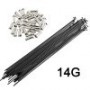 14G SPOKES 258mm - BLK - PK of 50