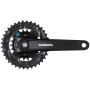 M315 36/22 170mm 8-Spd CHAINSET - BLACK withOUT CHAINGUARD