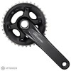 M6000 38/28 175mm 10-Spd CHAINSET - BLACK
