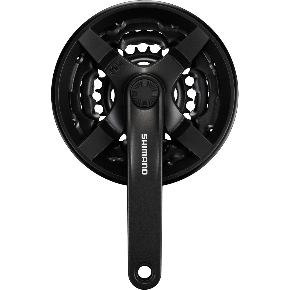 FC-TY301 48/38/28 170mm 6/7/8-Spd CHAINSET - BLACK - OEM