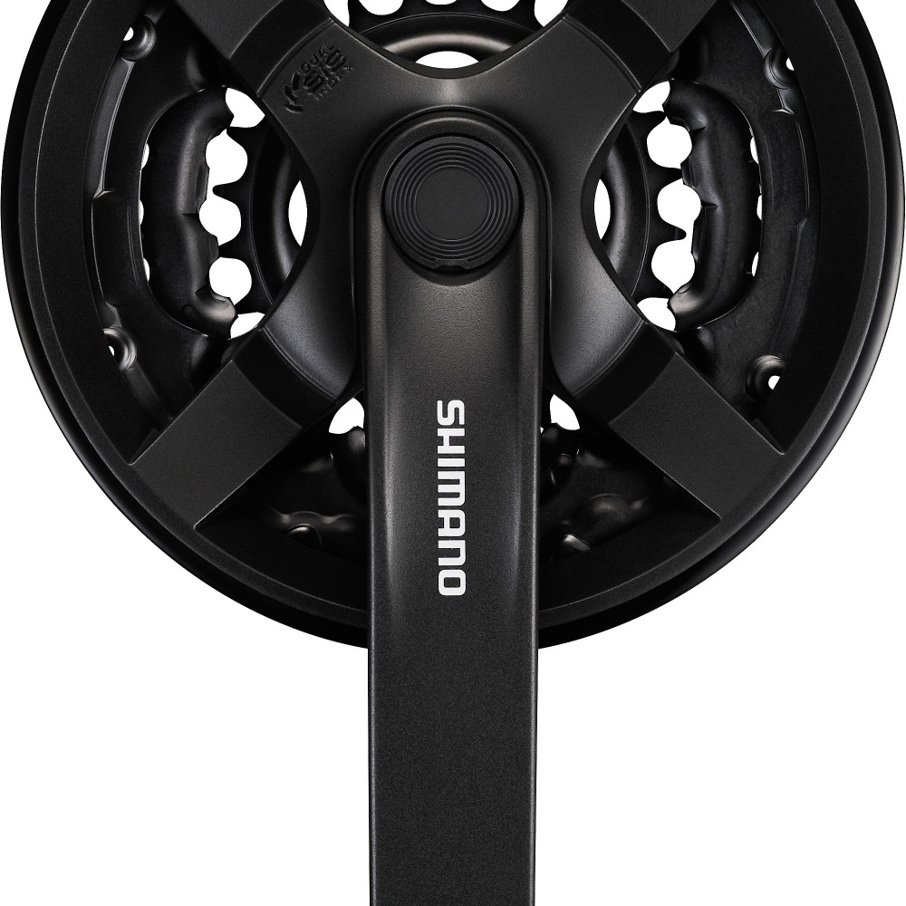 FC-TY301 48/38/28 170mm 6/7/8-Spd CHAINSET - BLACK - OEM