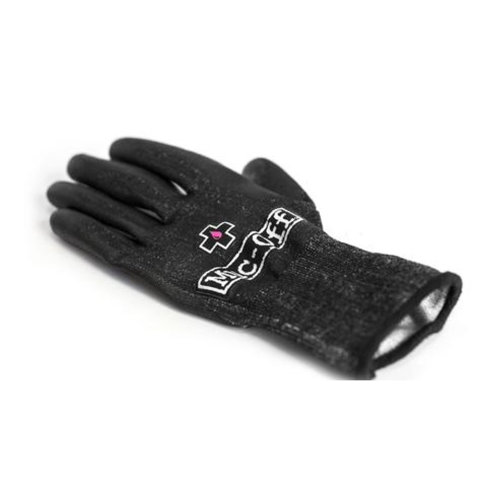 MUC-OFF DEEP SCRUBBER GLOVES PINK MEDIUM