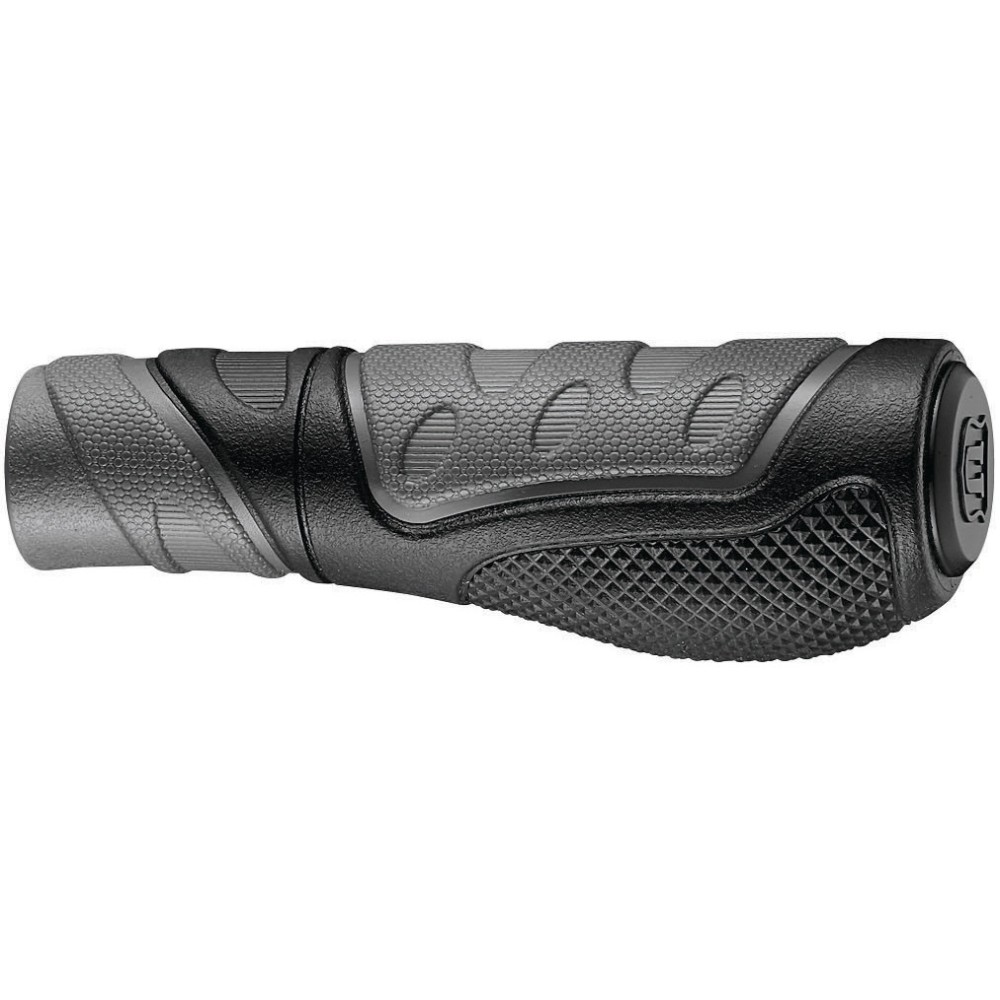 UNION HANDLEBAR GRIPS - GP-01 STD ERGO GRIP - GREY/BLK