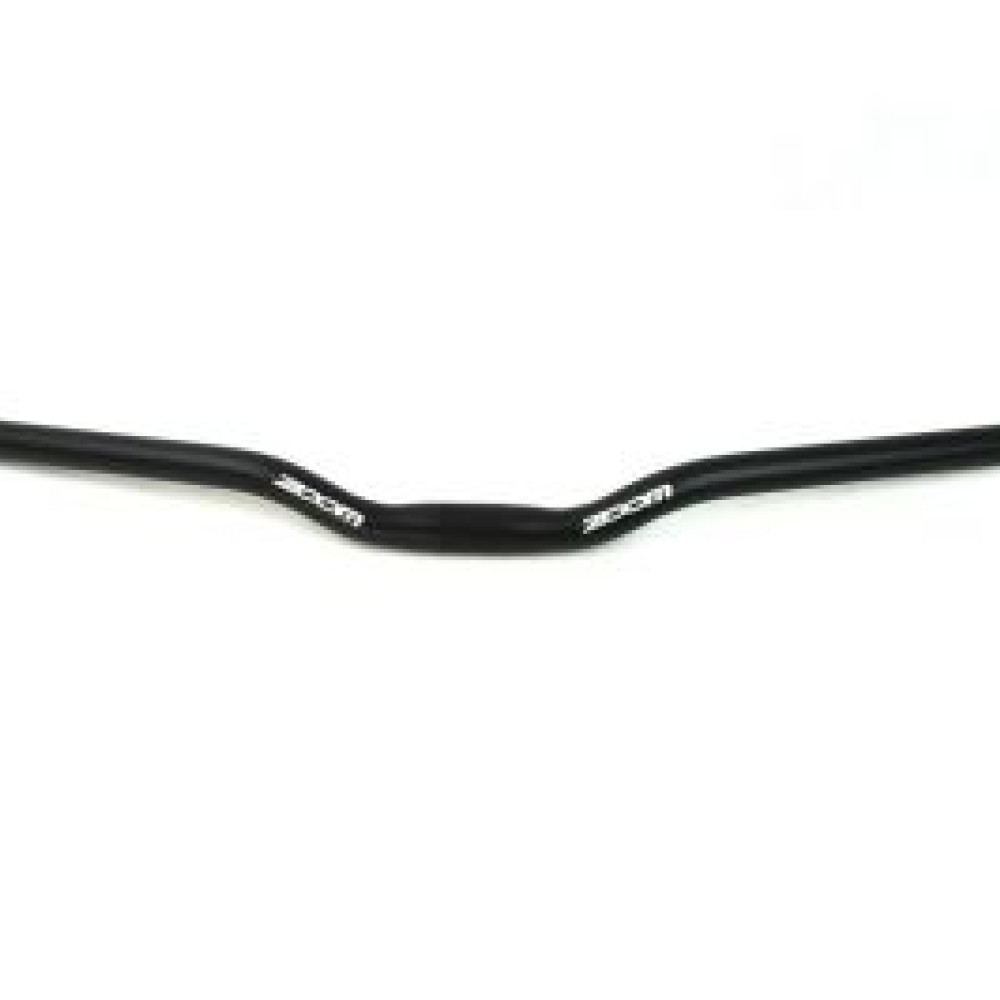 HANDLEBAR ZOOM ATB RISER 640mm  25.4 ALLOY - MATT BLK (40322