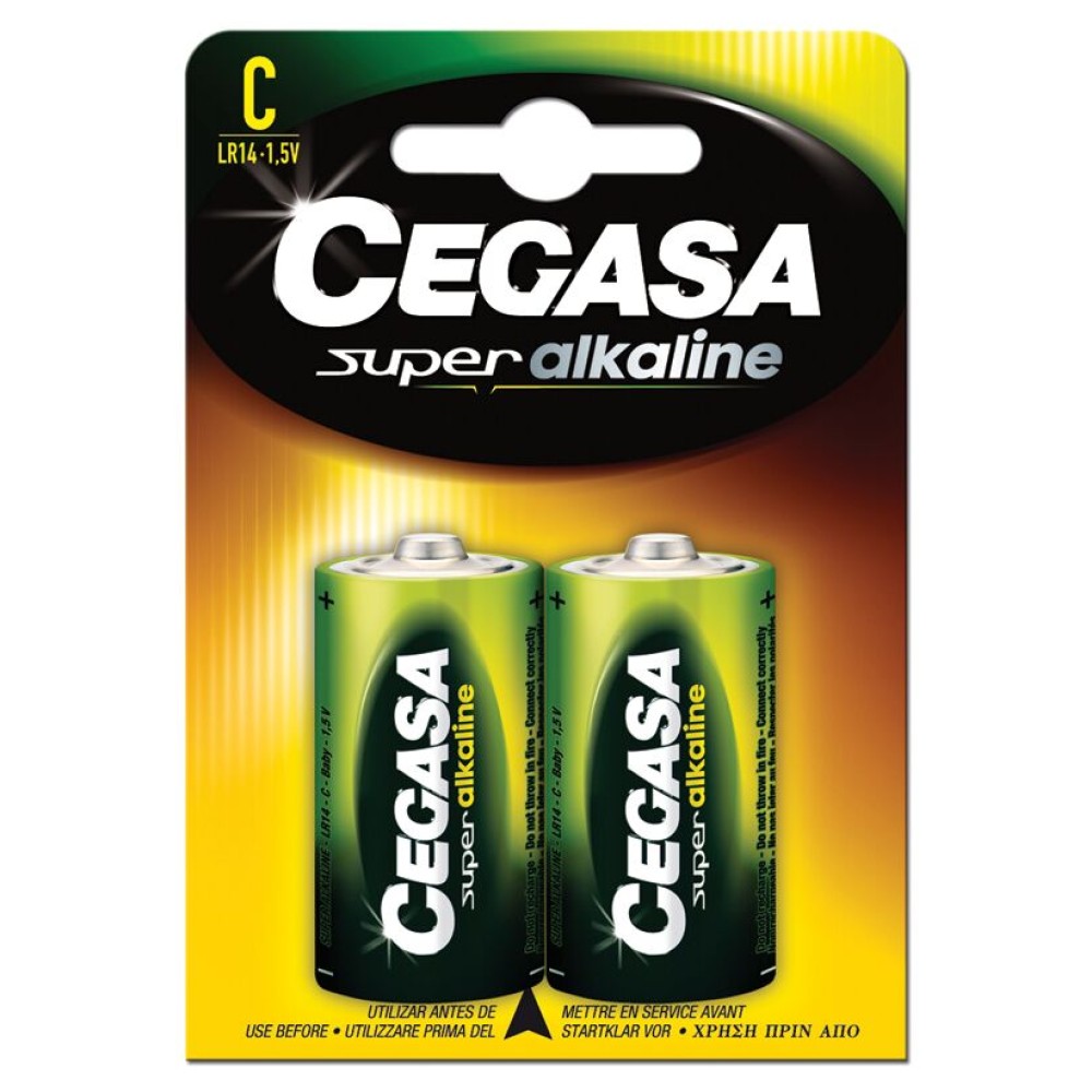 CEGASA ALK (C) LR14 BATTERIES (2)