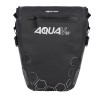 OXFORD AQUA V 32 DOUBLE Q/R PANNIER - WATERPROOF - BLACK (OL