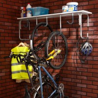 MOTTEZ 5 BIKE WALL HANGER - SUSPENDS 5 BIKES - SPACE SAVING