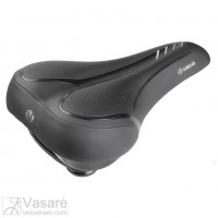VELO TOWNIE COMFORT SADDLE BLK WITH SILVER MARKINGS VELO TOWNIE COMFORT SADDLE BLK WITH SILVER MARKINGS
