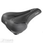 VELO TOWNIE COMFORT SADDLE BLK WITH SILVER MARKINGS