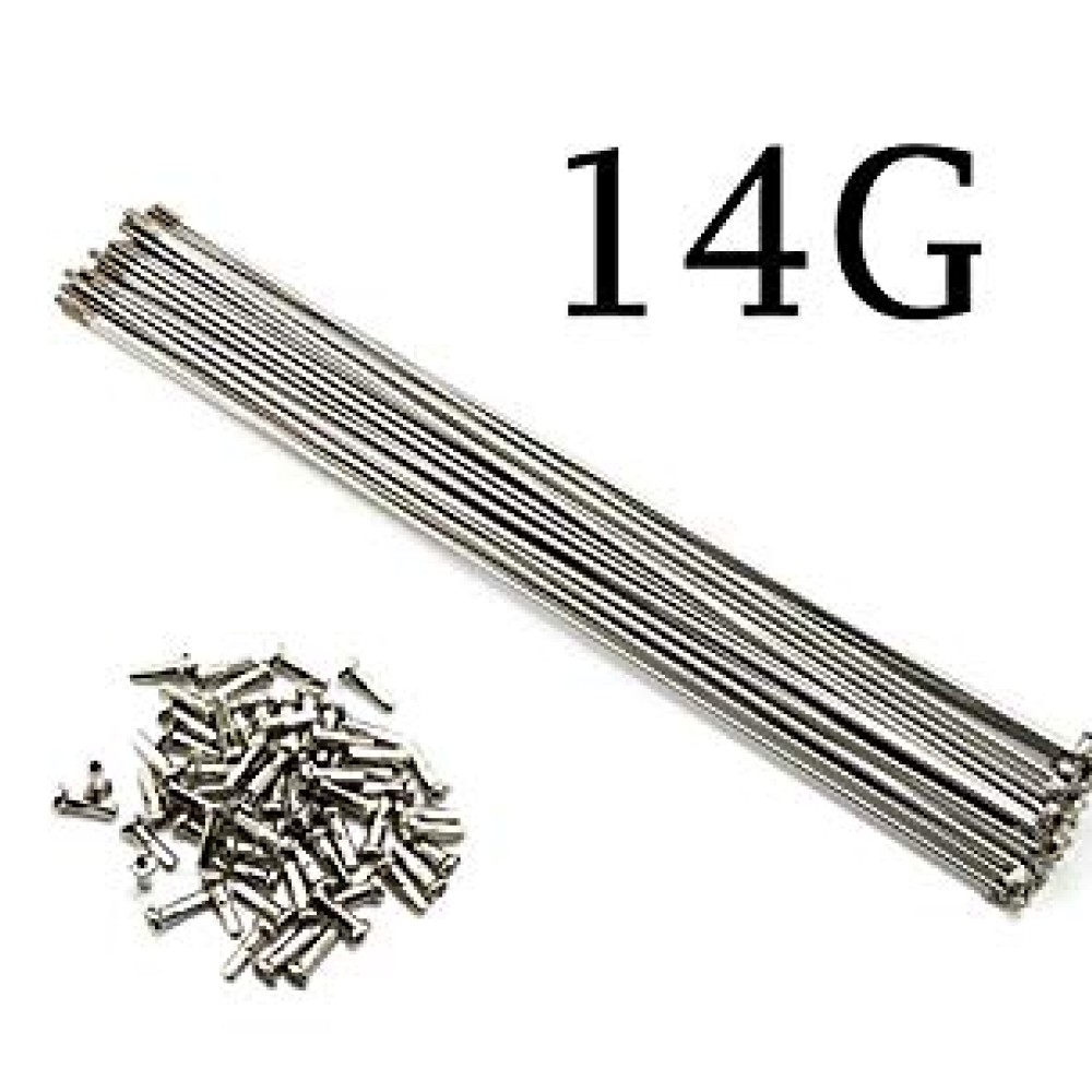 14G SPOKES 292mm - Silver - Pk of 50