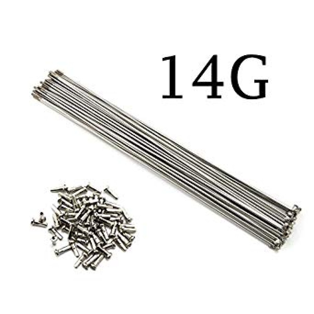 14G SPOKES 292mm - Silver - Pk of 50