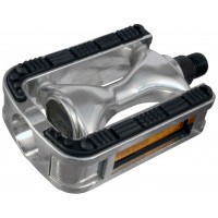UNION PEDAL SP-810 - ALLOY/RUBBER - SILVER
