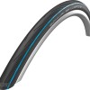 SCHWALBE 700 x 25 LUGANO II TYRE BLUE STRIPE (25-622)