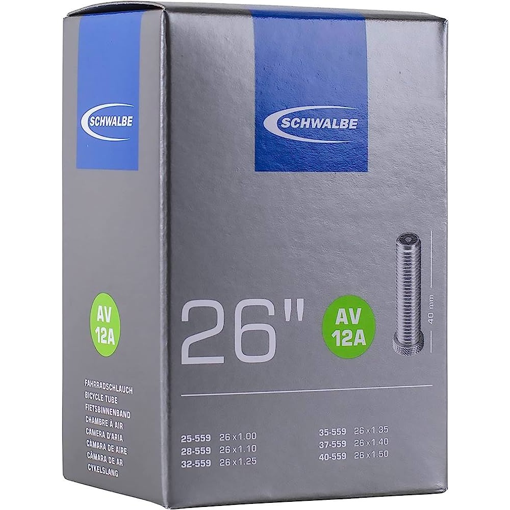 TUBE 26 x 1.35-40 (28-559) SCHRADER - SCHWALBE AV12A