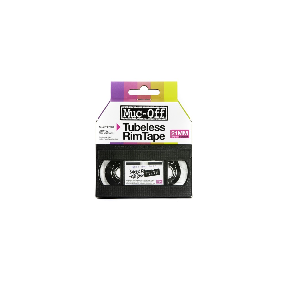 MUC-OFF TUBELESS RIM TAPE  21mm x 10m ROLL - BOXED (20069)