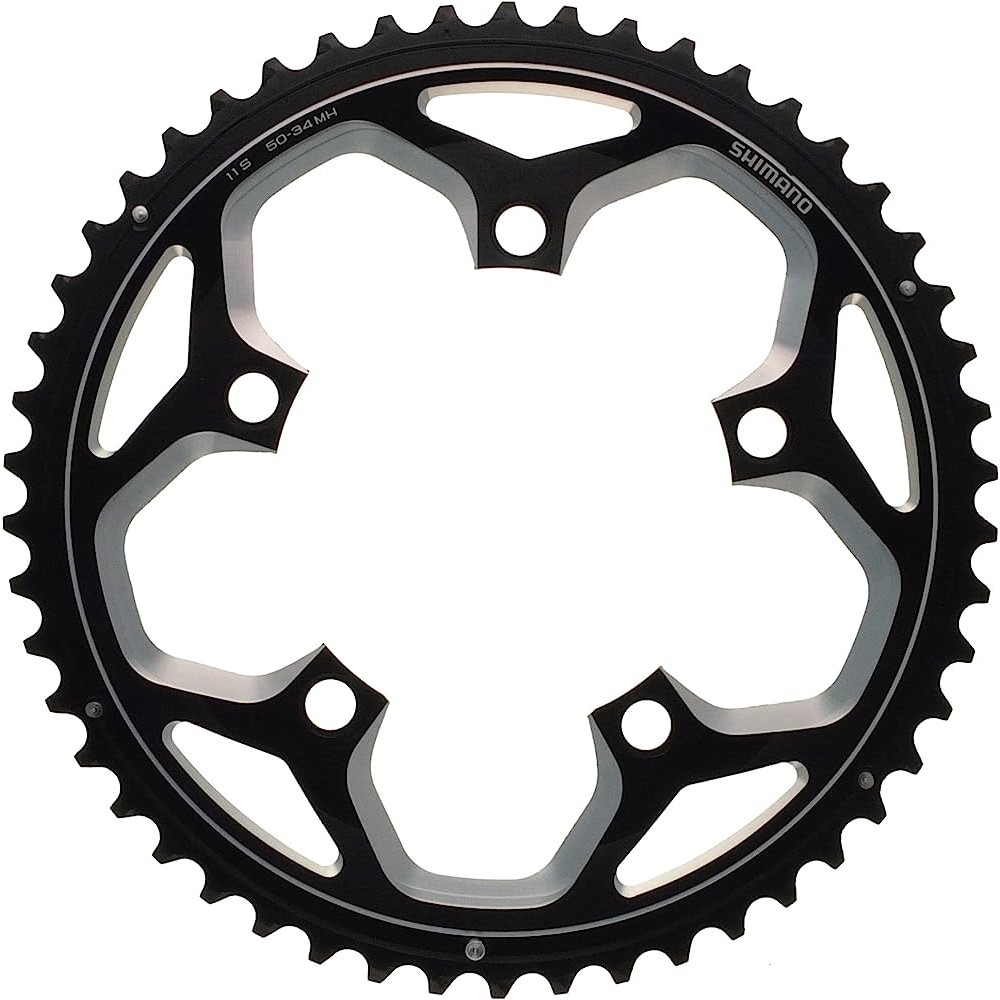 FCRS500 50T 11-Spd 110 BCD 5 BOLT CHAINRING - BLACK