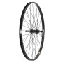 26 x 1.75 BLACK ALLOY REAR WHEEL SOLID AXLE SINGLE WALL (TWR