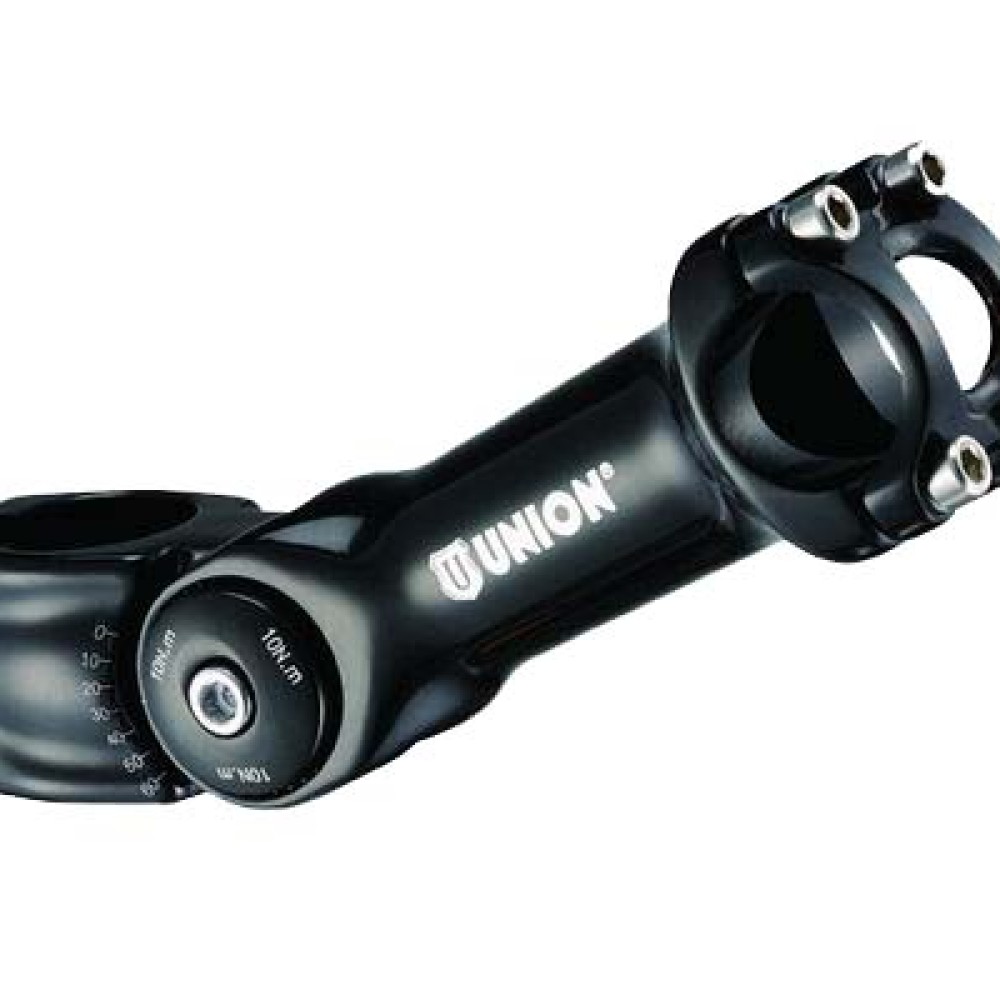 HANDLEBAR STEM UNION  AH-22 ADJ A/HEAD 31.8 - 125mm  BLK