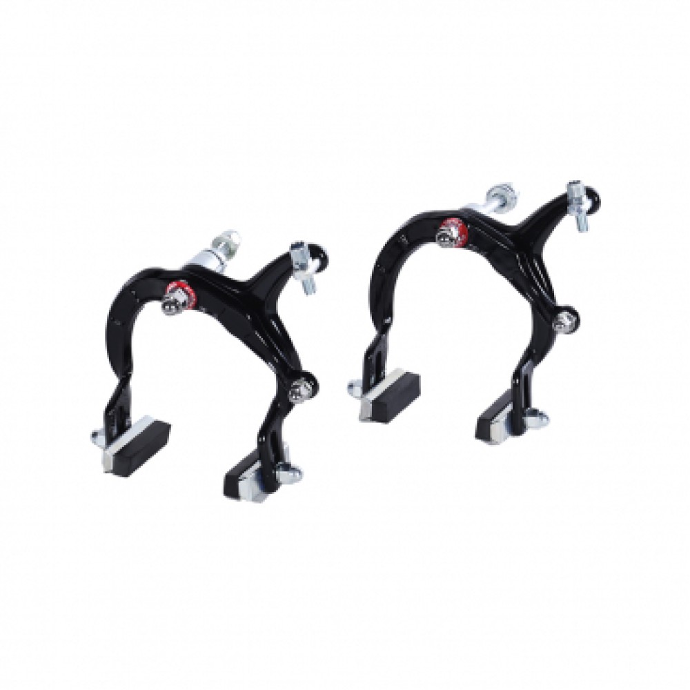 BMX BRAKE CALIPER SET - BLACK ALLOY