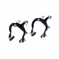 BMX BRAKE CALIPER SET - BLACK ALLOY
