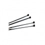 CABLE TIES LARGE-300mm - BLACK (100 Pack)