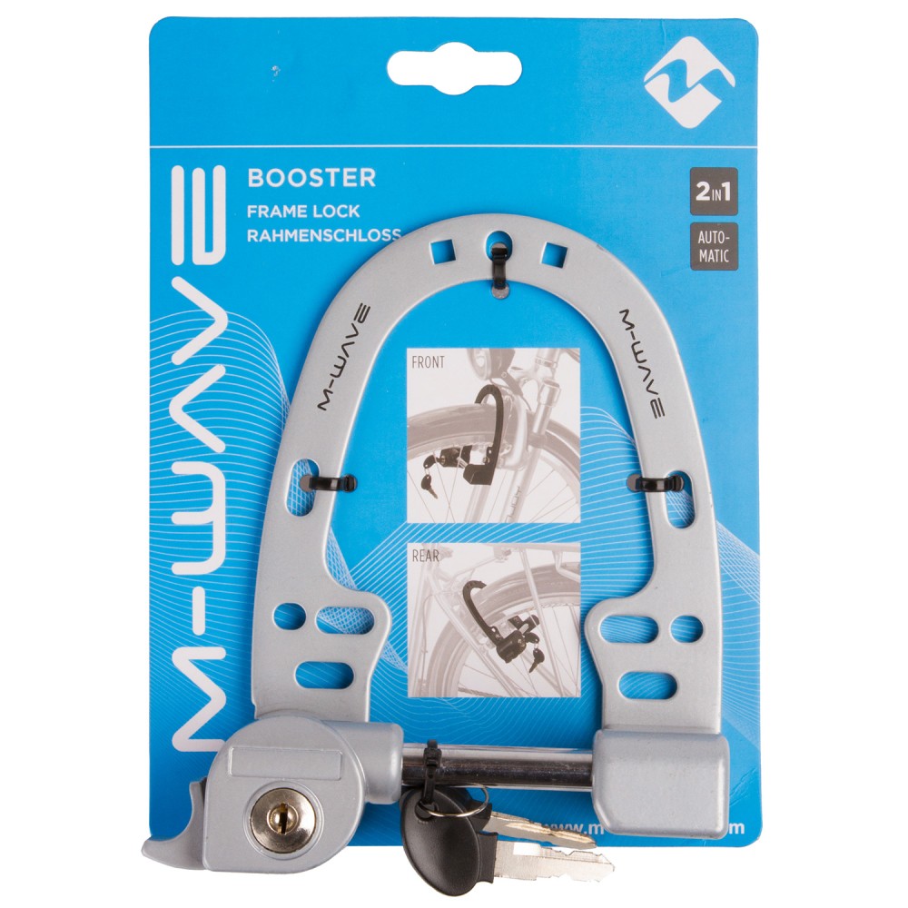 M-WAVE BOOSTER FRAME LOCK - SILVER