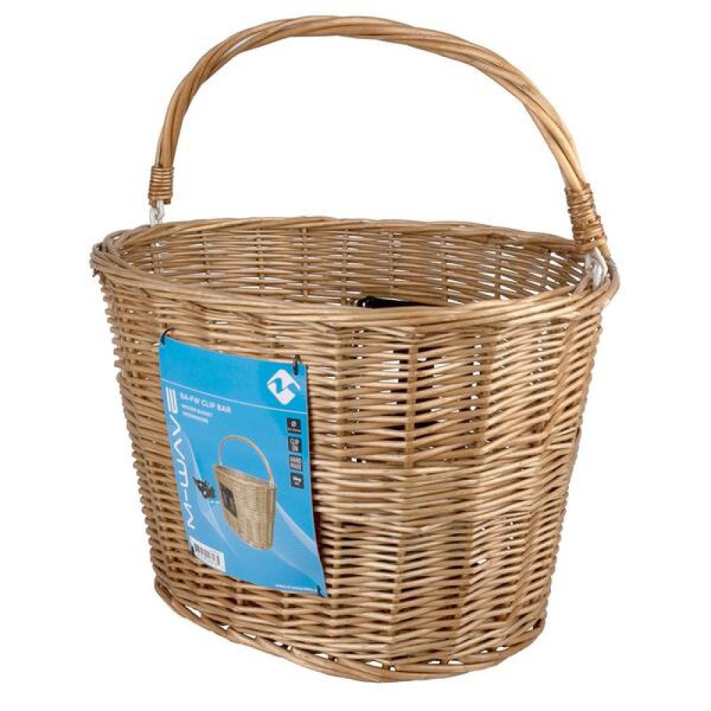 WICKER BASKET QR BRKT + HANDLE (H/BAR MOUNT) M-WAVE 431572