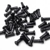 16mm 14G BRASS SPOKES NIPPLES - BLACK (Pk 50)
