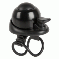 M-WAVE MINI DOME BLACK BELL WITH RUBBER BAND BRACKET