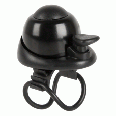 M-WAVE MINI DOME BLACK BELL WITH RUBBER BAND BRACKET