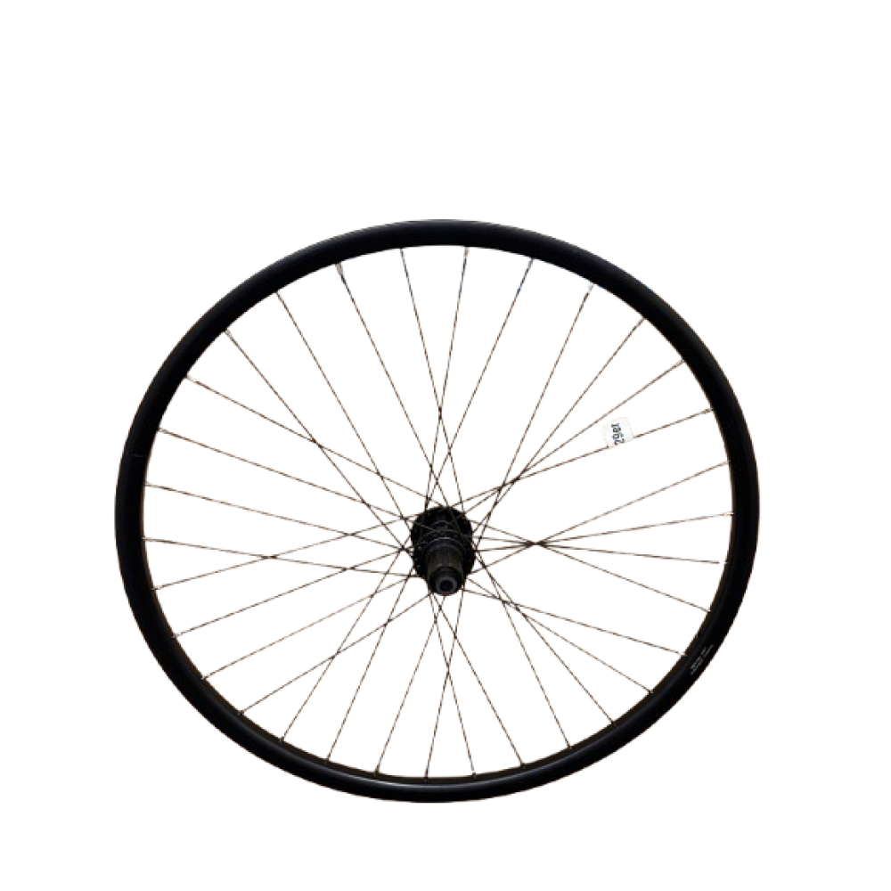 29er/700C REAR 6 BOLT DISC 8-10SP CASS THRU AXLE BLK