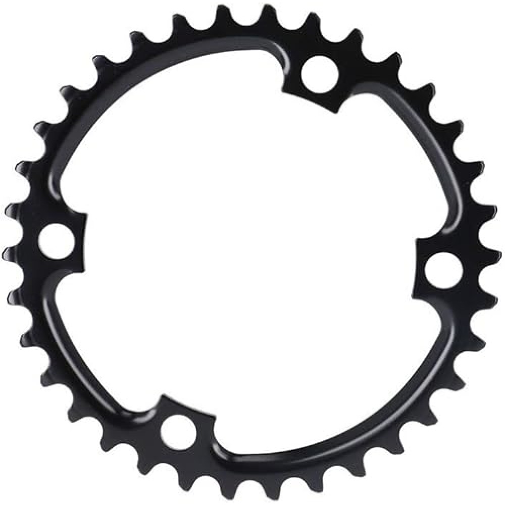 ***34T 110 BCD BLK STEEL ROAD CHAINRING