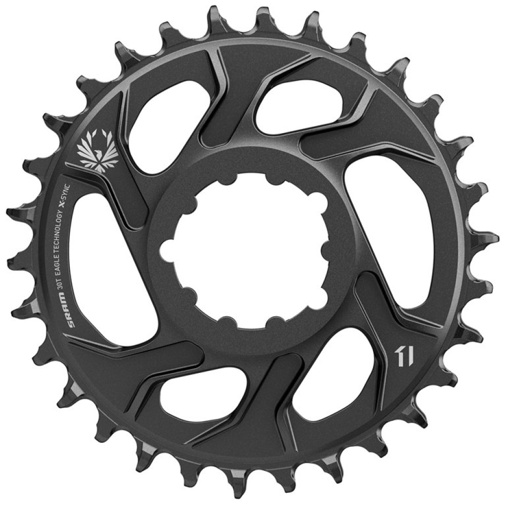 ***MTB X SYNC 12-Spd 30T 6mm OFFSET EAGLE GOLD BLK CHAINRING