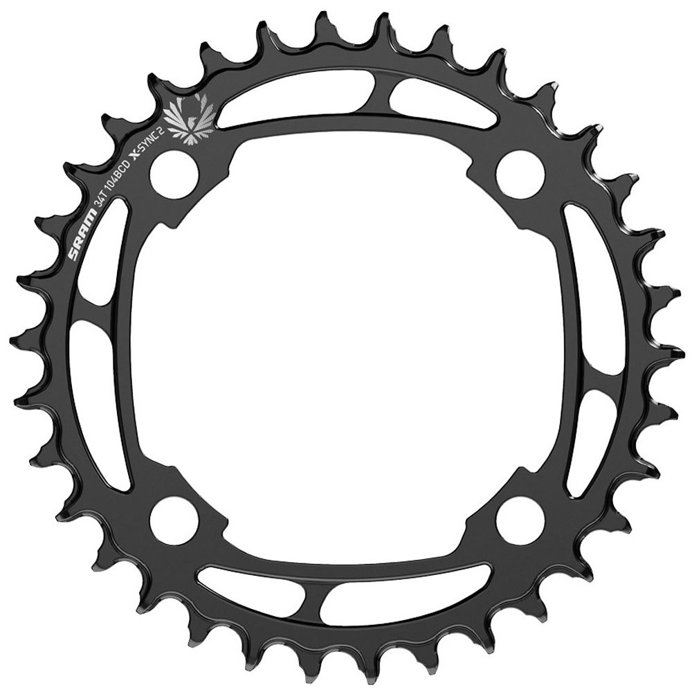 ***MTB X SYNC 12-Spd 34T 104 BCD ALLOY EAGLE BLK CHAINRING