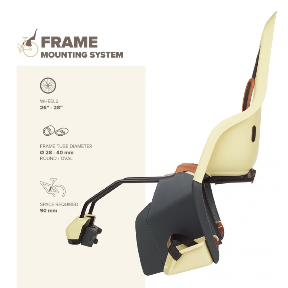 POLISPORT MINIA F/F CHILD SEAT YELLOW