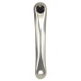 LH CRANK 175mm ALLOY COTTERLESS DIAMOND - SILVER (CW398)