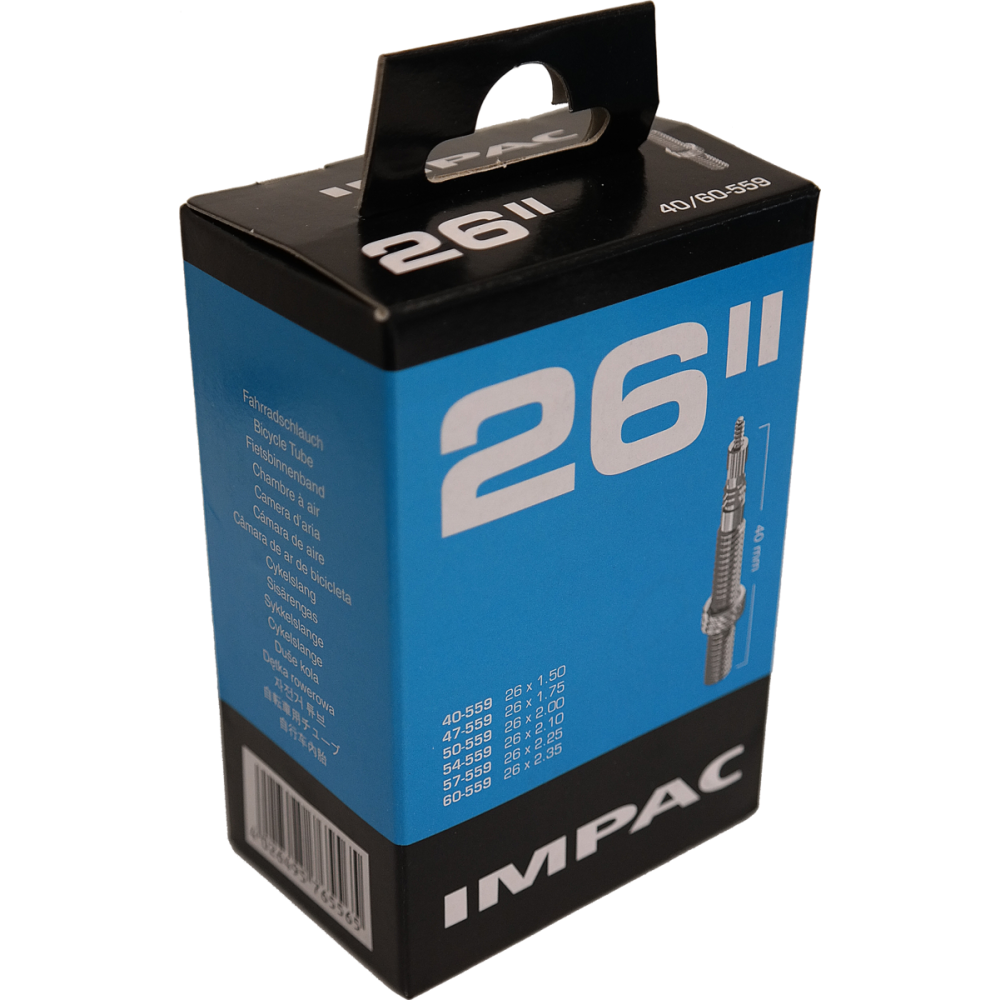 TUBE 26 x 1.75-2.10 (40/60-559) PRESTA  - IMPAC SV26