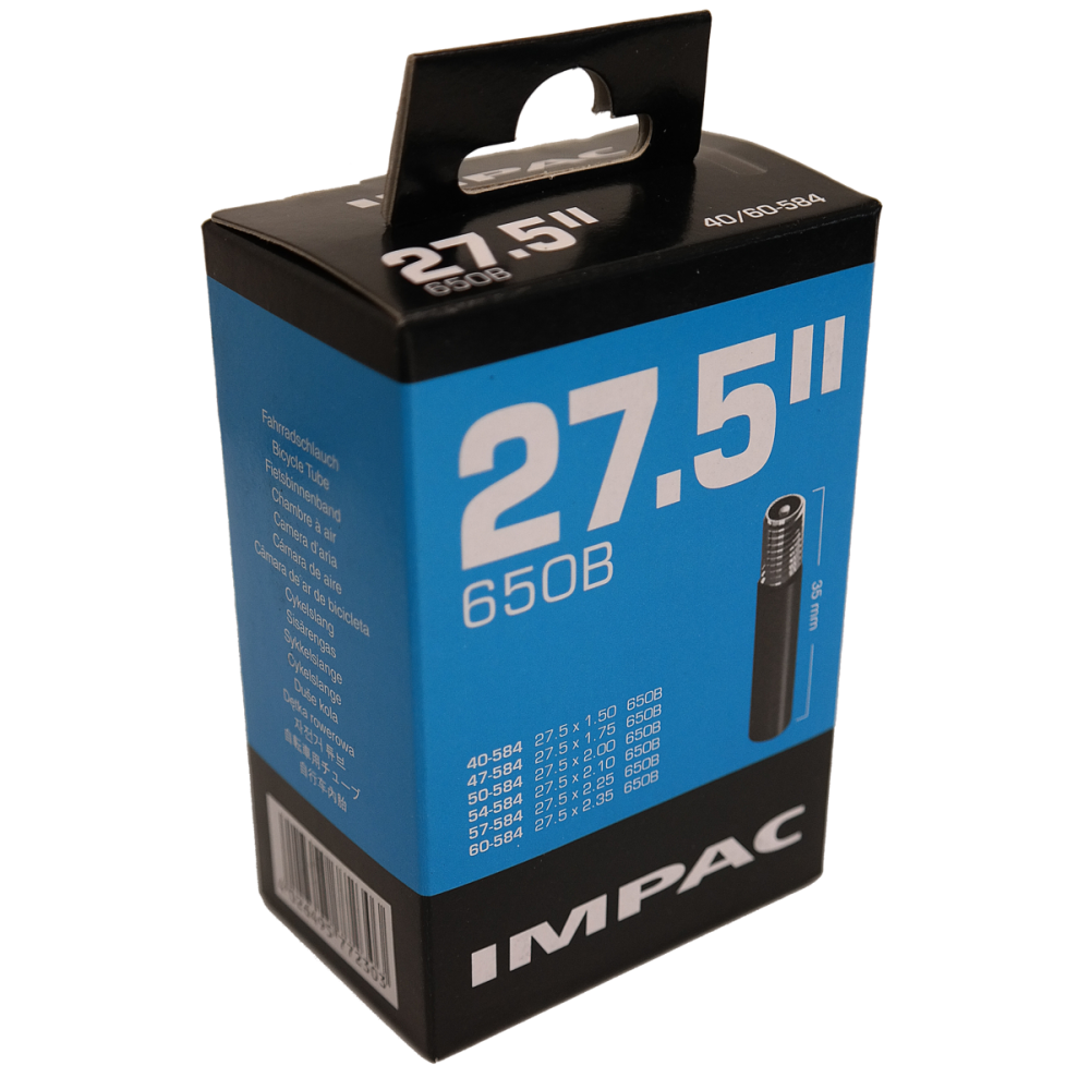 TUBE 650B (40/60-584) SCHRADER - IMPAC AV27.5