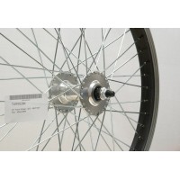 BMX 20 x 1.75  FRONT 48 SPOKE WHEEL 3/8 AXLE BLACK (TWF002BK