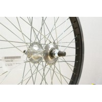 BMX 20 FRONT 48 SPOKE WHEEL 14mm AXLE BLACK (TWF0214BK)